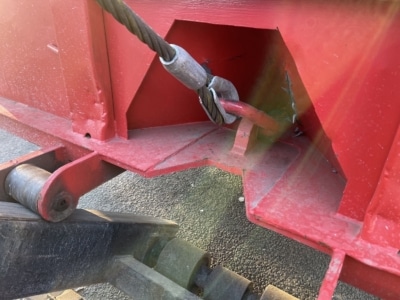 dumpster ring close up